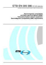 Die Norm ETSI EN 300386-V1.3.2 9.5.2003 Ansicht