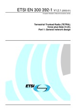 Die Norm ETSI EN 300392-1-V1.2.1 7.1.2003 Ansicht