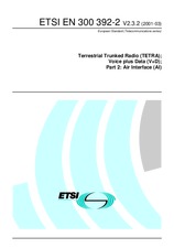 Die Norm ETSI EN 300392-2-V2.3.2 23.3.2001 Ansicht