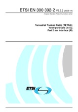 Die Norm ETSI EN 300392-2-V2.5.2 24.11.2005 Ansicht