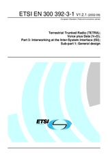 Die Norm ETSI EN 300392-3-1-V1.2.1 17.9.2002 Ansicht