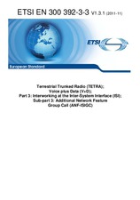 Die Norm ETSI EN 300392-3-3-V1.3.1 10.11.2011 Ansicht