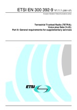 Die Norm ETSI EN 300392-9-V1.1.1 4.7.2001 Ansicht