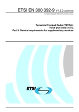 Die Norm ETSI EN 300392-9-V1.3.2 18.8.2008 Ansicht