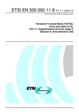 Die Norm ETSI EN 300392-11-8-V1.1.1 4.12.2000 Ansicht