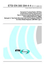 Die Norm ETSI EN 300394-4-4-V1.1.1 2.1.2001 Ansicht