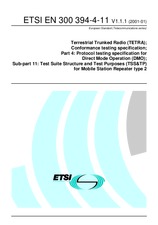 Die Norm ETSI EN 300394-4-11-V1.1.1 2.1.2001 Ansicht