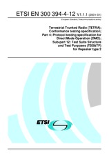 Die Norm ETSI EN 300394-4-12-V1.1.1 4.1.2001 Ansicht