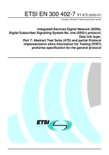 Die Norm ETSI EN 300402-7-V1.4.5 10.8.2000 Ansicht