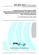 Die Norm ETSI EN 300403-1-V1.2.2 30.4.1998 Ansicht