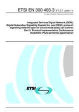 Die Norm ETSI EN 300403-3-V1.3.1 9.11.2000 Ansicht