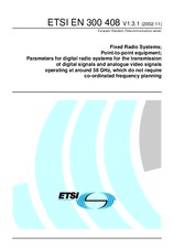 Die Norm ETSI EN 300408-V1.3.1 14.11.2002 Ansicht