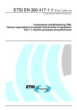 Die Norm ETSI EN 300417-1-1-V1.2.1 22.10.2001 Ansicht