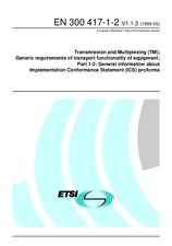 Die Norm ETSI EN 300417-1-2-V1.1.3 10.5.1999 Ansicht