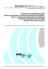 Die Norm ETSI EN 300417-2-1-V1.1.2 6.11.1998 Ansicht