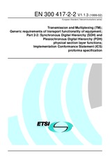 Die Norm ETSI EN 300417-2-2-V1.1.3 22.2.1999 Ansicht