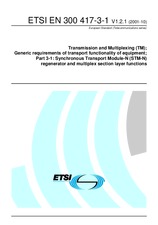 Die Norm ETSI EN 300417-3-1-V1.2.1 22.10.2001 Ansicht