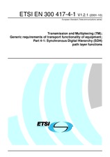 Die Norm ETSI EN 300417-4-1-V1.2.1 22.10.2001 Ansicht