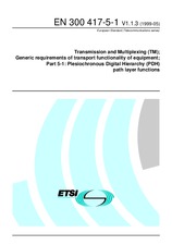 Die Norm ETSI EN 300417-5-1-V1.1.3 10.5.1999 Ansicht