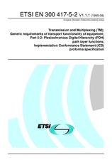 Die Norm ETSI EN 300417-5-2-V1.1.1 25.8.1999 Ansicht