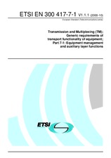 Die Norm ETSI EN 300417-7-1-V1.1.1 17.10.2000 Ansicht