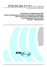 Die Norm ETSI EN 300417-9-1-V1.1.1 26.9.2001 Ansicht