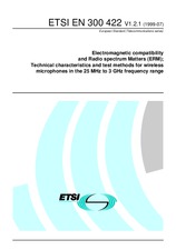 Die Norm ETSI EN 300422-V1.2.1 16.7.1999 Ansicht