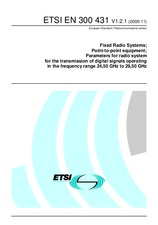 Die Norm ETSI EN 300431-V1.2.1 7.11.2000 Ansicht