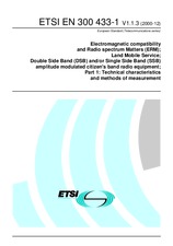 Die Norm ETSI EN 300433-1-V1.1.3 15.12.2000 Ansicht