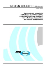 Die Norm ETSI EN 300433-1-V1.3.1 8.7.2011 Ansicht