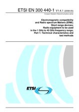 Die Norm ETSI EN 300440-1-V1.4.1 27.5.2008 Ansicht