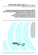 Die Norm ETSI EN 300443-2-V1.2.3 9.9.1999 Ansicht