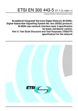 Die Norm ETSI EN 300443-5-V1.1.3 2.11.1999 Ansicht