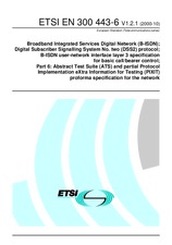 Die Norm ETSI EN 300443-6-V1.2.1 10.10.2000 Ansicht