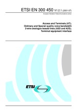 Die Norm ETSI EN 300450-V1.2.1 4.7.2001 Ansicht