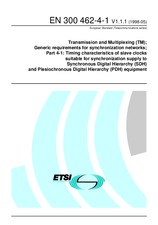 Die Norm ETSI EN 300462-4-1-V1.1.1 31.5.1998 Ansicht