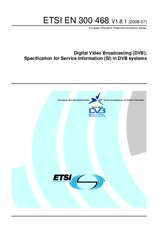 Die Norm ETSI EN 300468-V1.8.1 25.7.2008 Ansicht