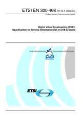 Die Norm ETSI EN 300468-V1.9.1 13.3.2009 Ansicht