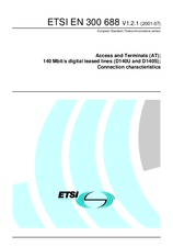 Die Norm ETSI EN 300688-V1.2.1 4.7.2001 Ansicht