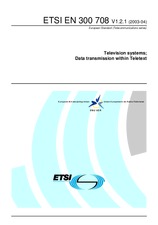 Die Norm ETSI EN 300708-V1.2.1 16.4.2003 Ansicht