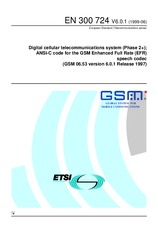 Die Norm ETSI EN 300724-V6.0.1 4.6.1999 Ansicht