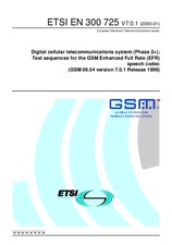 Die Norm ETSI EN 300725-V7.0.1 12.1.2000 Ansicht