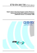 Die Norm ETSI EN 300726-V7.0.2 13.12.1999 Ansicht