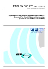 Die Norm ETSI EN 300726-V8.0.1 15.11.2000 Ansicht