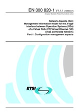 Die Norm ETSI EN 300820-1-V1.1.1 15.7.1998 Ansicht