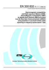 Die Norm ETSI EN 300832-V1.1.1 15.3.1998 Ansicht