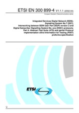 Die Norm ETSI EN 300899-4-V1.1.1 2.4.2002 Ansicht