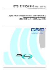 Die Norm ETSI EN 300910-V8.3.1 29.9.2000 Ansicht