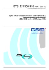 Die Norm ETSI EN 300910-V8.4.1 17.10.2000 Ansicht