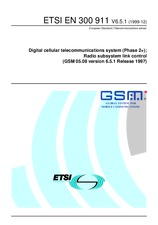 Die Norm ETSI EN 300911-V6.5.1 14.12.1999 Ansicht